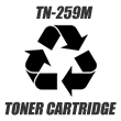 Tech Remanufactured Brother TN259M Magenta Super High Yield Toner Cartridge Up to 4,000 Pages.